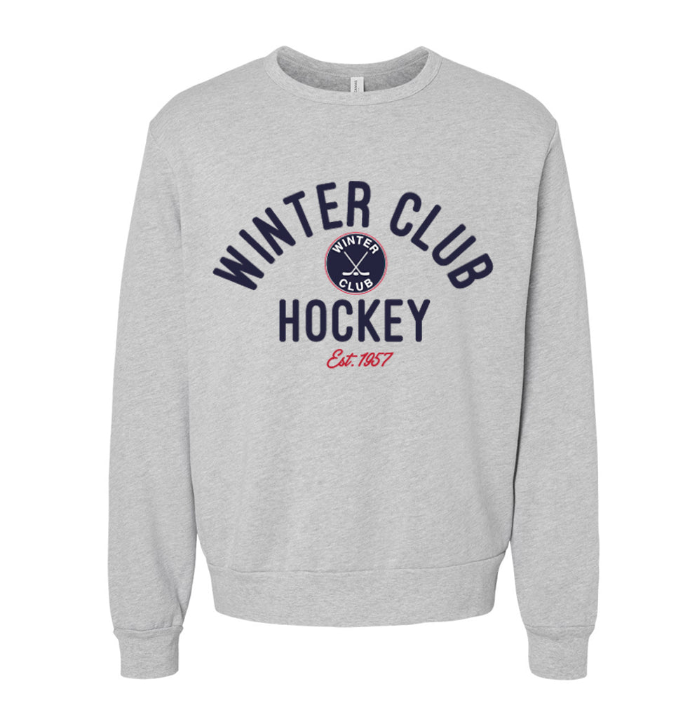Winter Club | Arch Crewneck Sweatshirt (Grey)