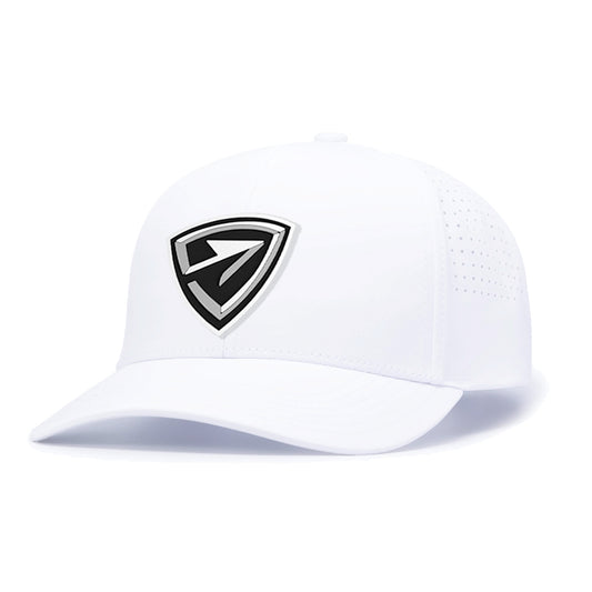 Arrows Hockey | PVC Logo Lightweight Performance Cap (White)