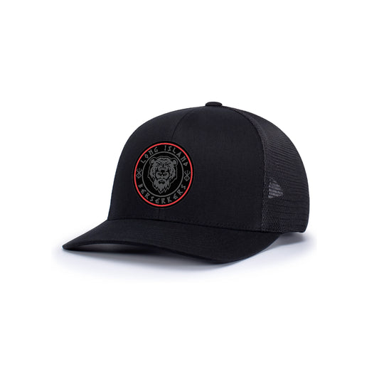 Berserkers | PVC Logo Flexfit Mesh Snapback (Black)