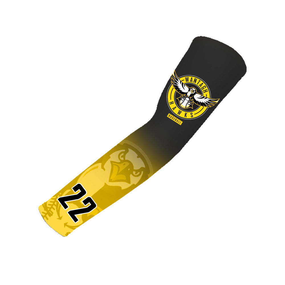 Wantagh Hawks | Compression Sleeve (Black/Gold)