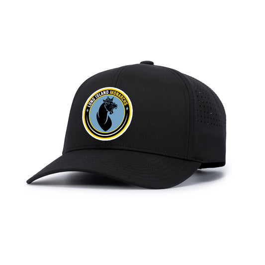 Monarchs | Black Perforated Performance Cap