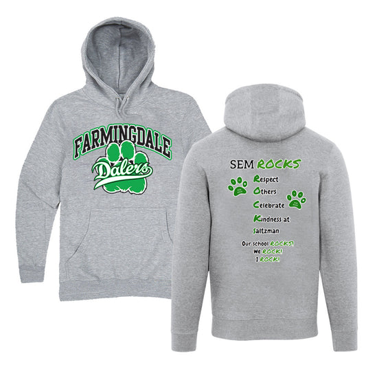 Saltzman | Farmingdale Rocks Arch Hood - Grey