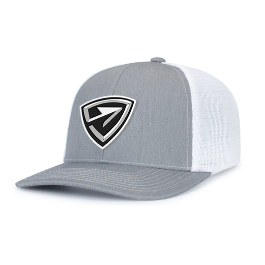 Arrows Hockey | PVC Logo Snapback Cap (Grey/White)