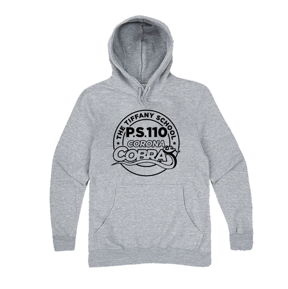 P.S. 110 | Printed Logo Hoodie - Grey