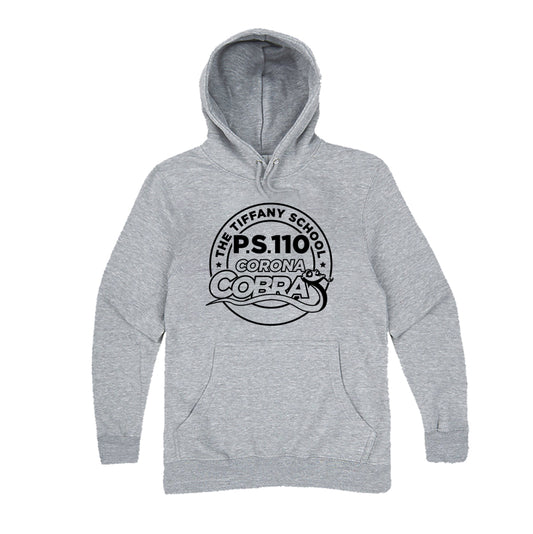 P.S. 110 | Printed Logo Hoodie - Grey