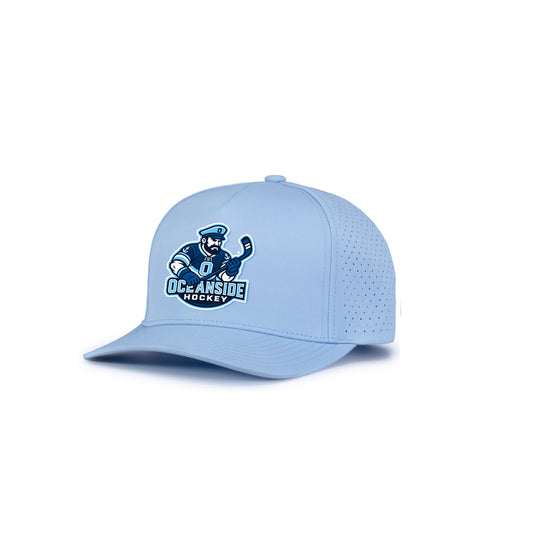 Oceanside Hockey | PVC Logo Performance Cap (Light Blue)