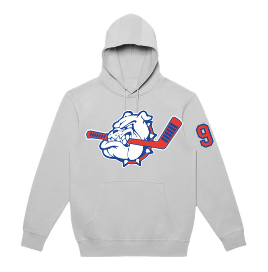 BM Bulldogs | Main Logo Premium Hoodie (Light Grey)