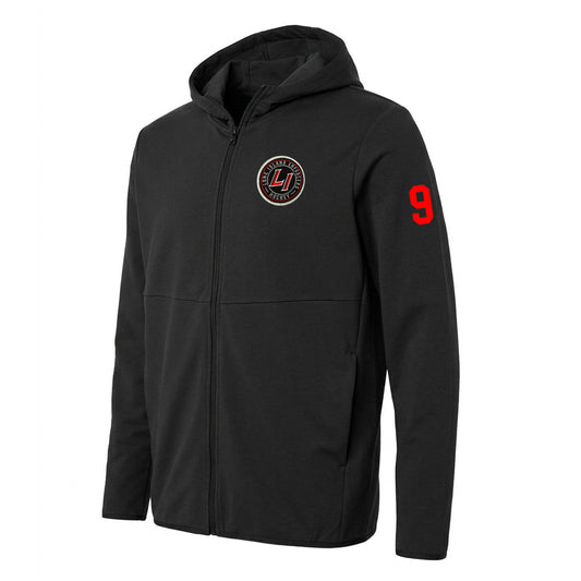 Enforcers | Premium Performance Stretch Embroidered Zip (Black)