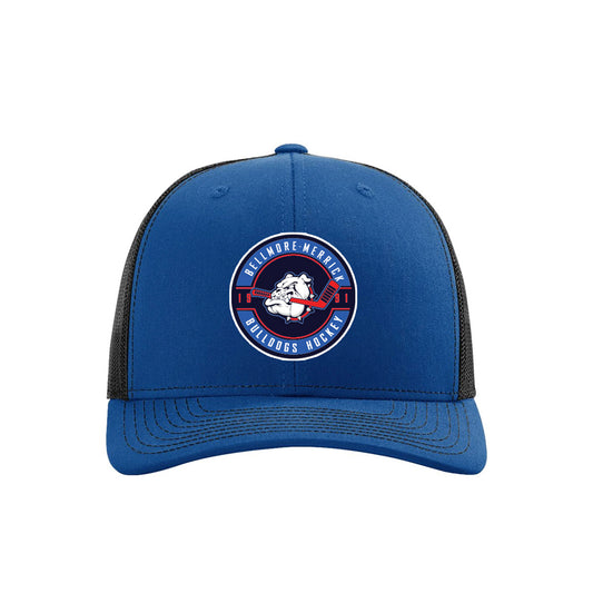 BM Bulldogs | Richardson 112 Snapback Circle PVC (Royal/Black)