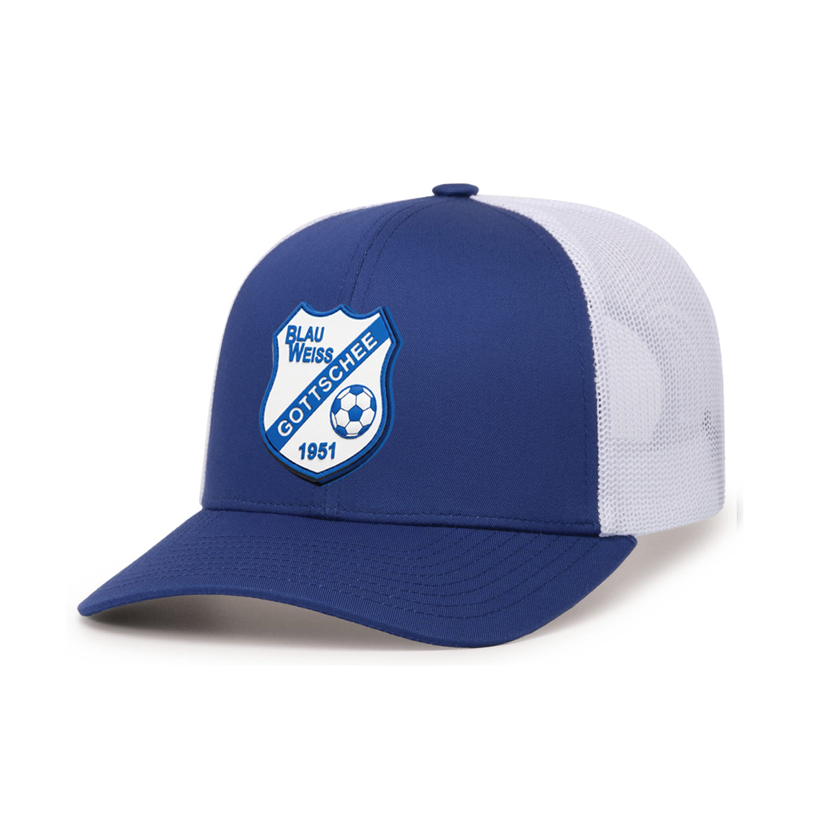 BW Gottschee | PVC Logo Trucker Snapback Royal