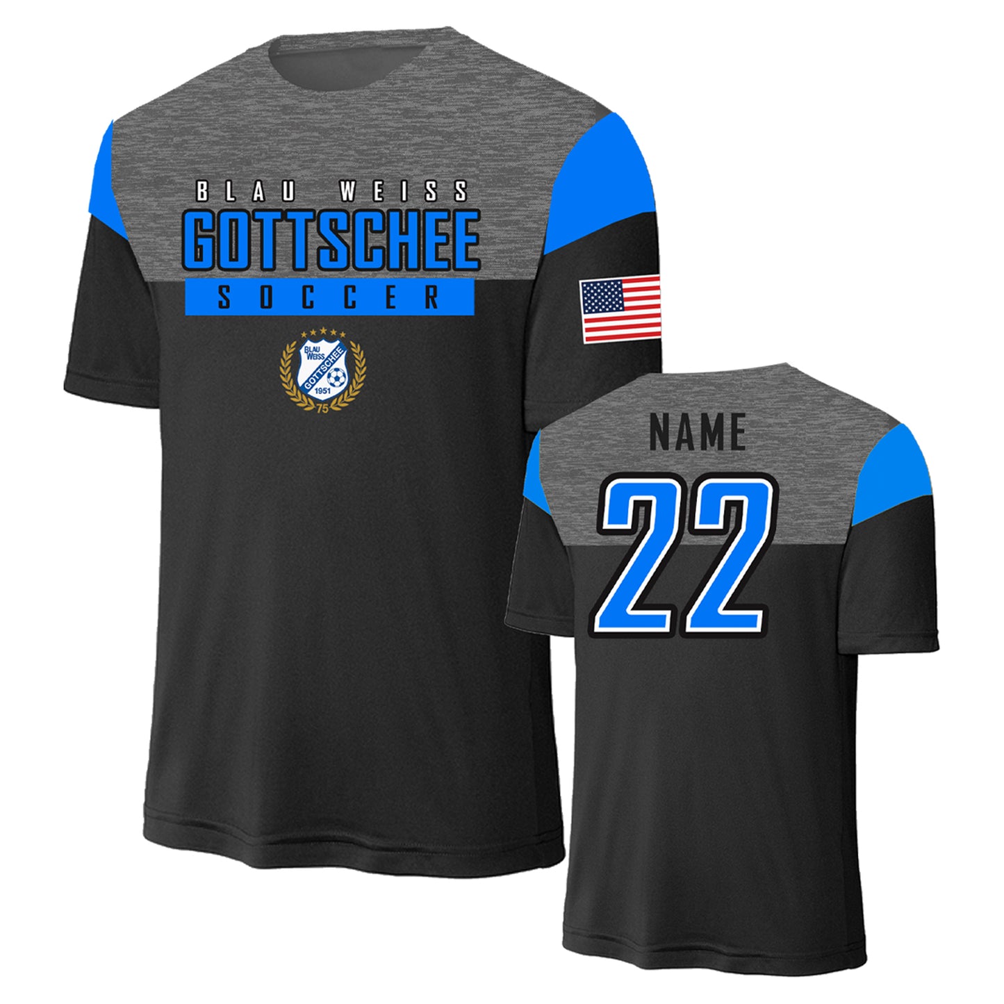 BW Gottshee | Sublimated Performance Colorblock Tee