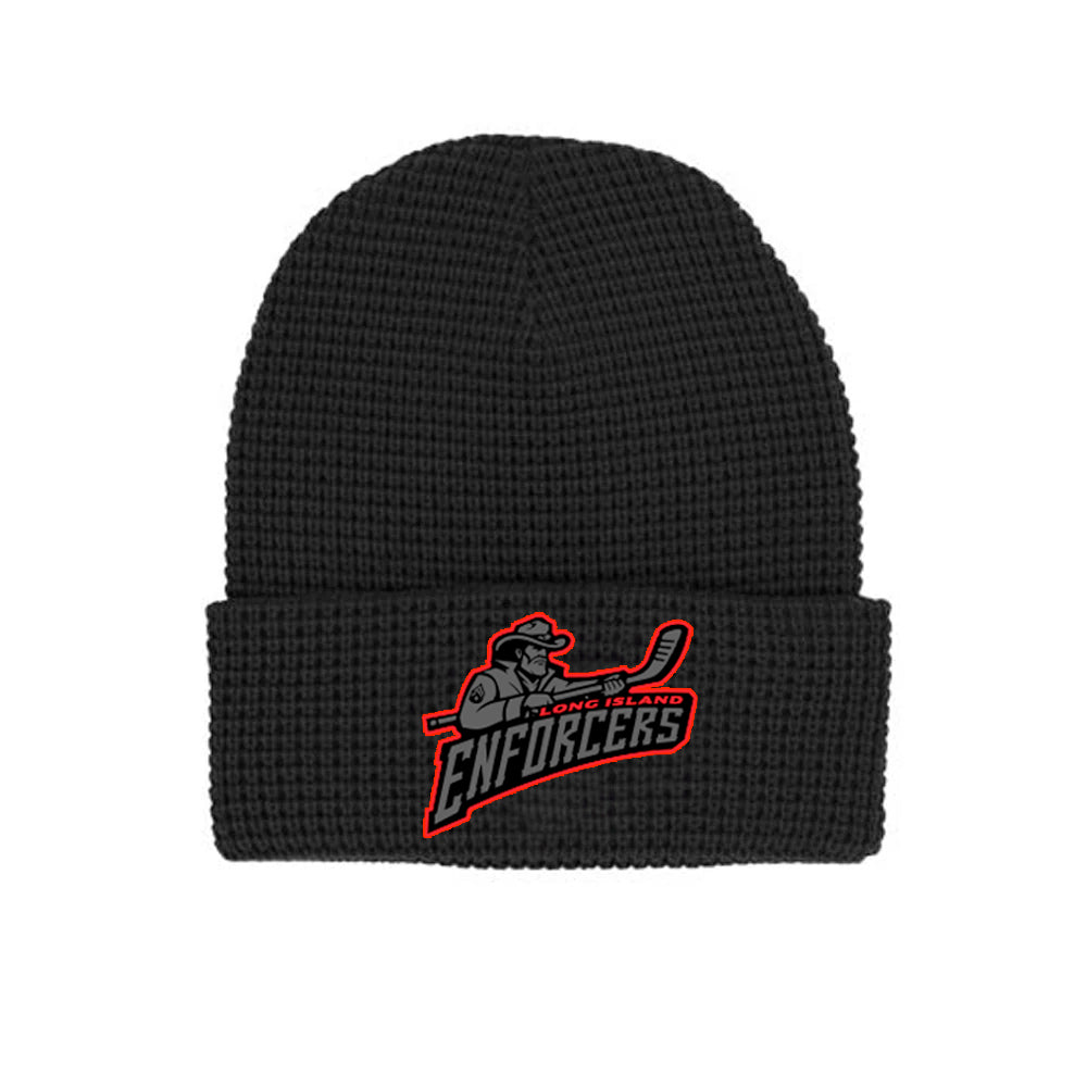 Enforcers | Waffle Knit Beanie (Black)