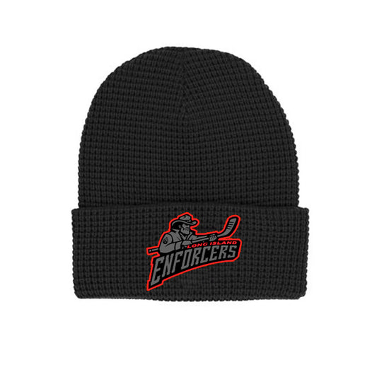 Enforcers | Waffle Knit Beanie (Black)