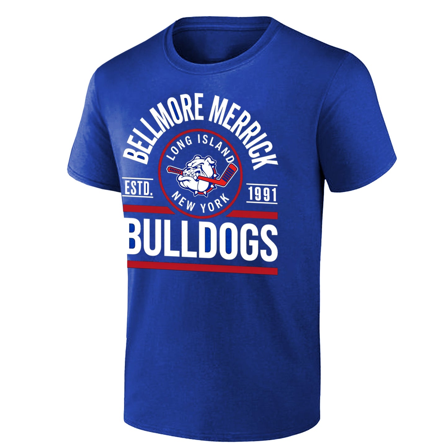 BM Bulldogs | Wordmark Arch Tee (Royal)